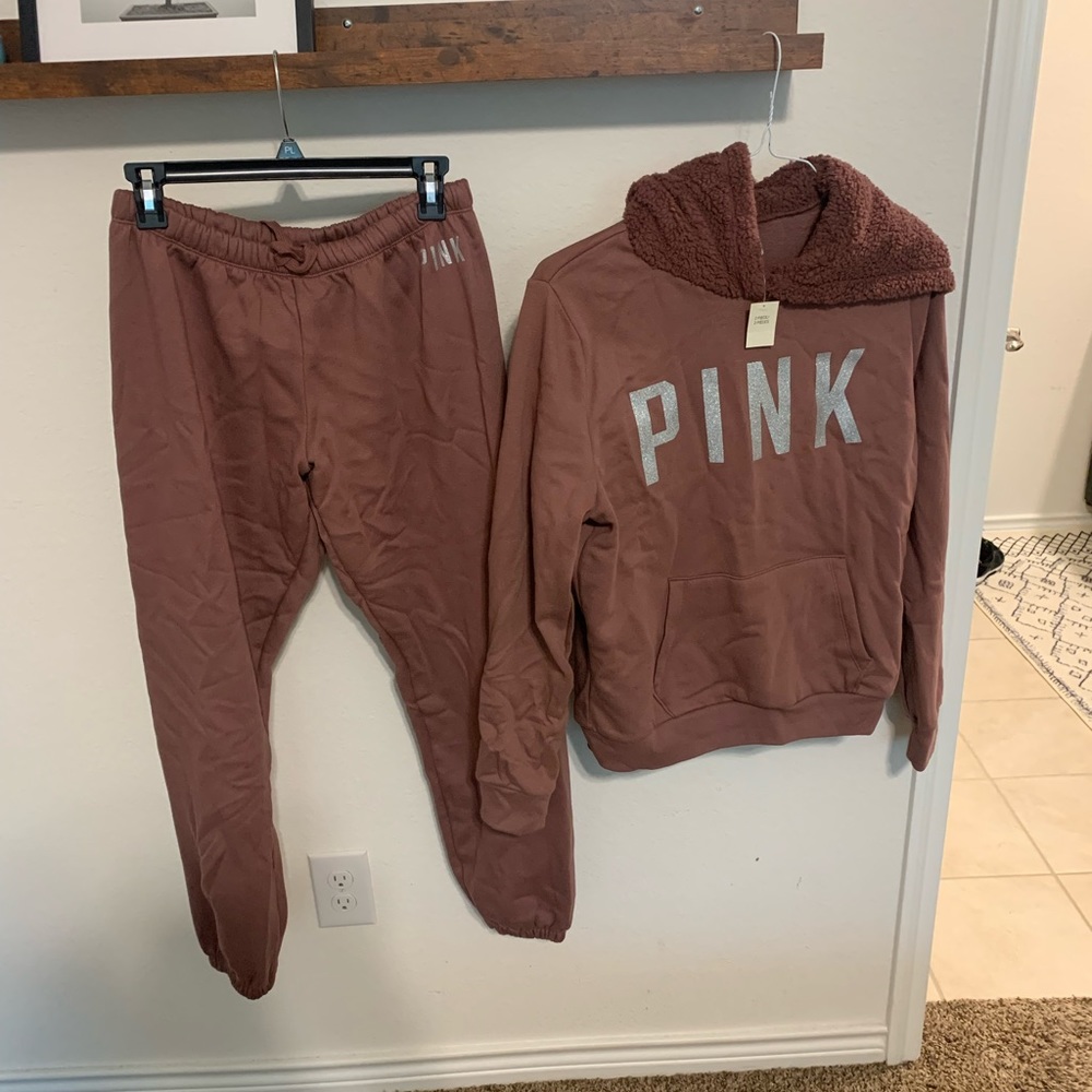 Victoria secrets Pink matching jumpsuit